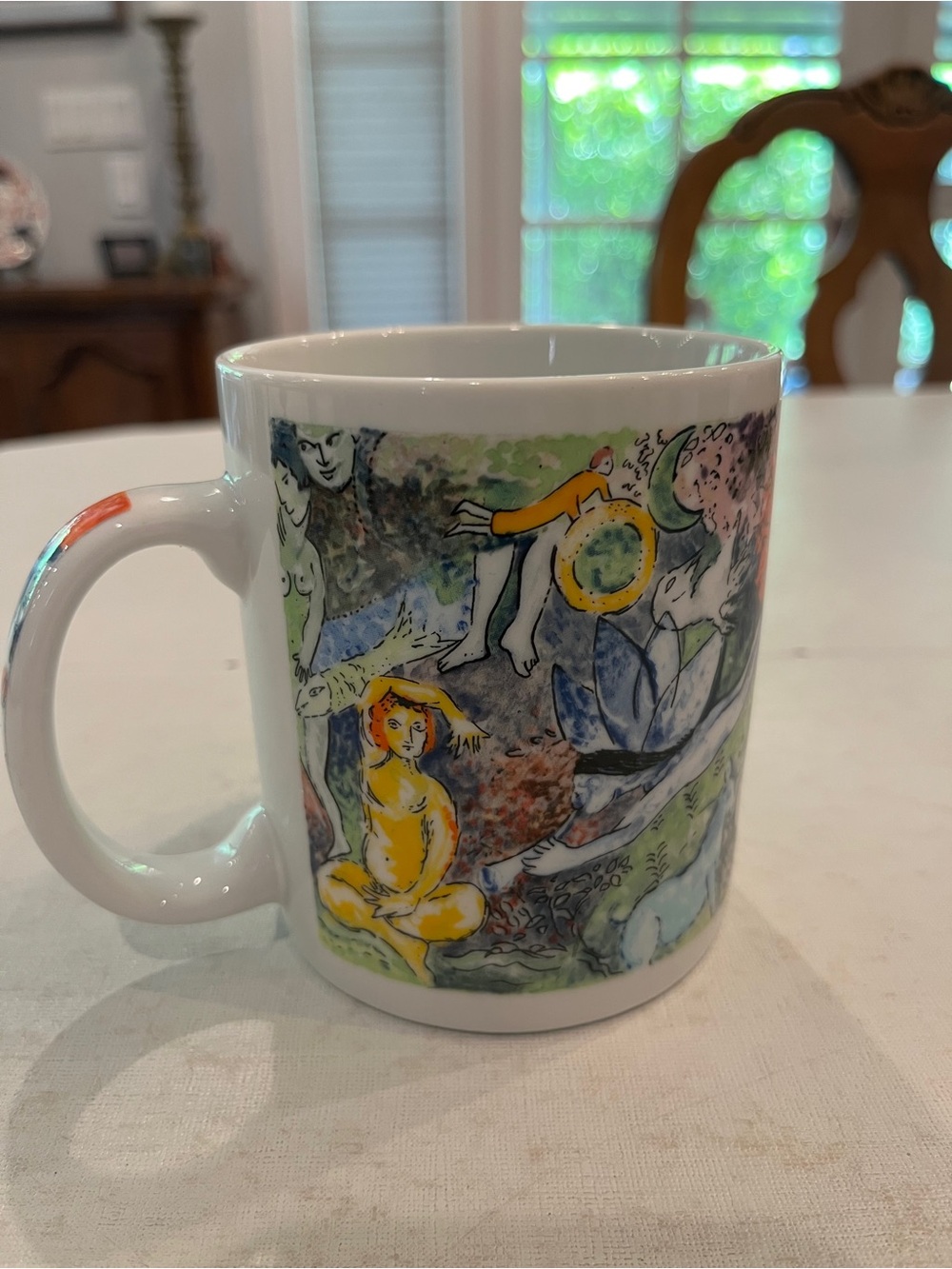 Vintage Chagall Garden of Eden Chaleur 
Master Romantics mug. Limited Edition